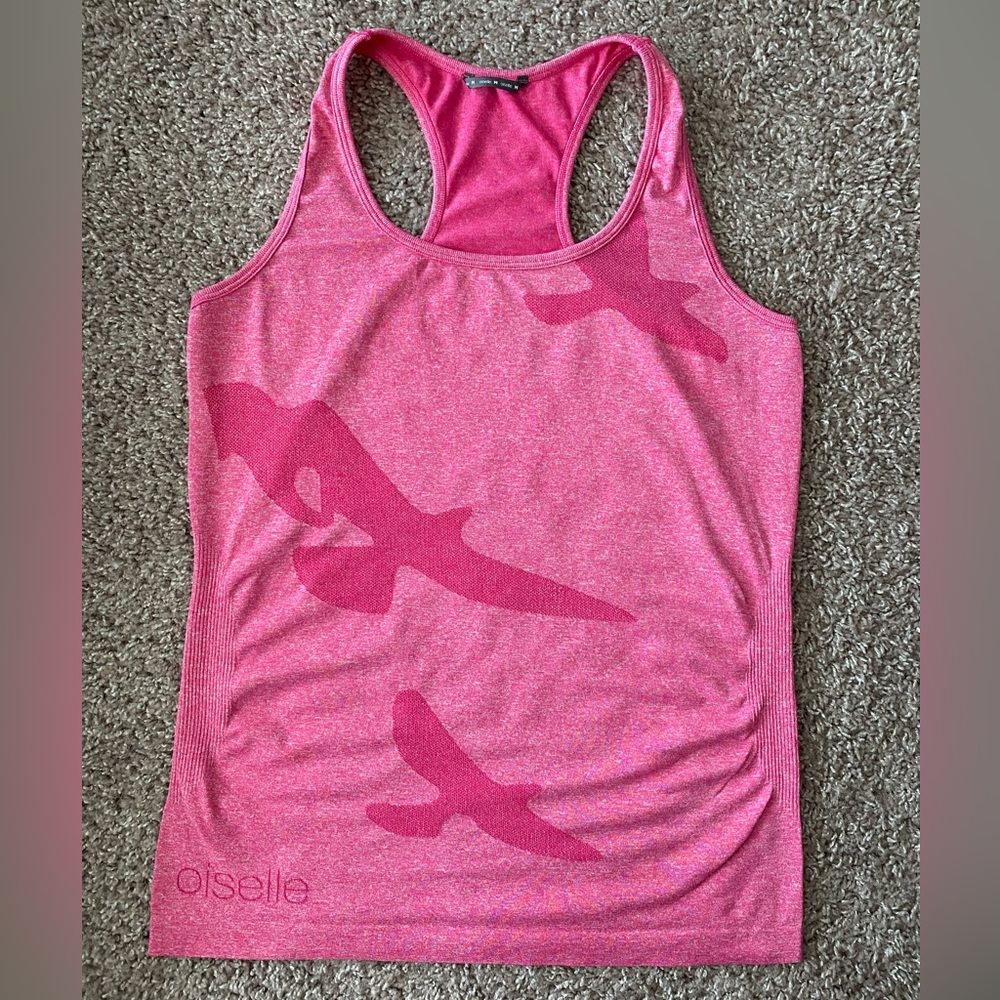 Oiselle Vibrant Pink Flyte Tank Top